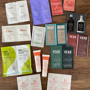 Shampoo and conditioner samples